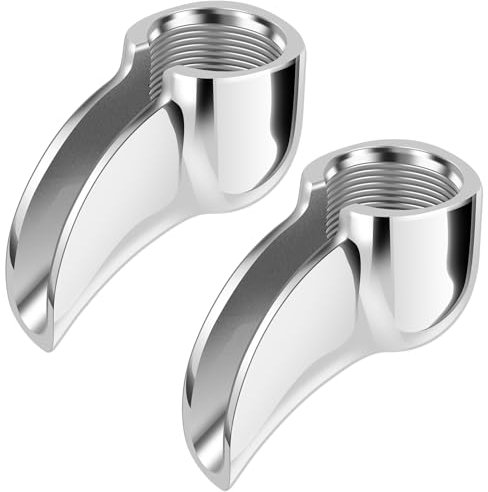 2 supporti per colino, beccuccio singolo, in acciaio inox 304, macchina da caffè, beccuccio per macchina da caffè, ugello di deviazione, ugello di scarico per macchina da caffè, deviatore per testa di
