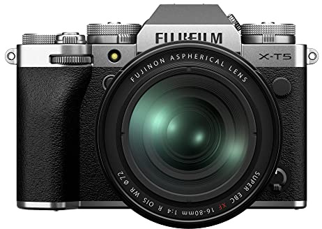 FUJIFILM X-T5 Silver with XF16-80mm Lens Kit