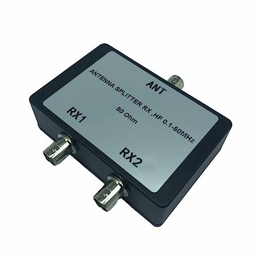 kekaa Antenna Splitter Black Antenna Splitter Rx Hf 1-50 MHz ANTENNA SPLITTER RX HF 1-50 MHz Satellite Coax Cable Signal Splitter