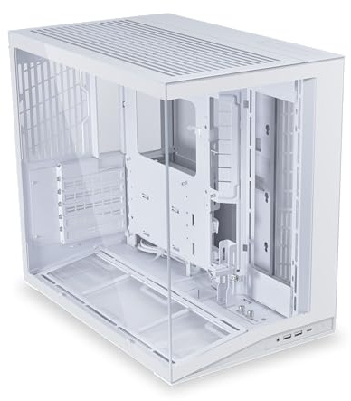 LIAN LI O11D MINI V2 | Compact ATX Mid Tower Airflow Computer Case | Panoramic View | Fully Vented Airflow | Adjustable I/O | No Pillars | Cable Management |
