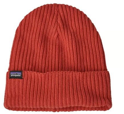 PATAGONIA Fishermans Rolled Beanie All Madder Red