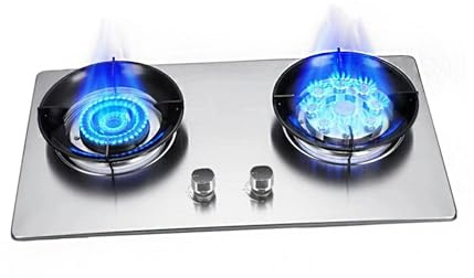 Energiesparendes Gaskochfeld, tragbarer Gasherd for den Innenbereich mit Flammenausfallschutz, for Camping, Garten, Terrasse, Zuhause und kleine Räume(LPG)
