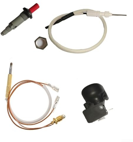 Cable de encendido para interruptor de pulso para termopar, interruptor de inclinación, dispositivo de protección de seguridad, apagado de llama de metal compatible con sistemas de calefacción de