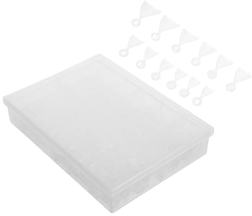 minkissy 600 Capsules D’ongles Semi-couvrantes D’amande Transparentes, Extensions D’ongles en Gel Souple pour Ongles Courts, Faux Ongles Acryliques à Pression, Kit Professionnel et Usage