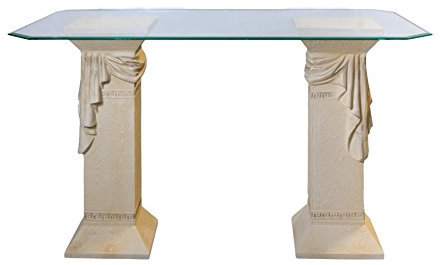 AWD Schreibtisch Computertisch Bürotisch Nageltisch Manikürtisch Glasplatte 140cmx80cm