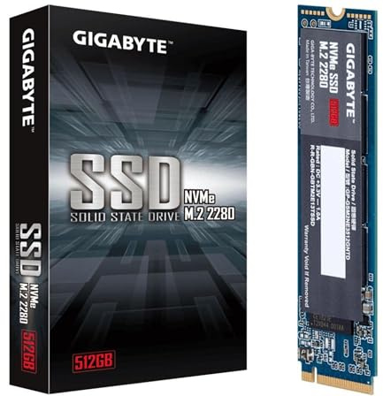 Gigabyte NVMe 512GB M.2 Solid State Drive GP-GSM2NE3512GNTD