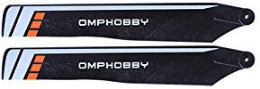 OMPHOBBY M1 Hubschrauber Teile OSHM1032 125mm Hauptblätter(Orange)-(Hart) Original Ersatzteil für OMP Hobby M1 RC Helicopters Zubehör Ersatzteil