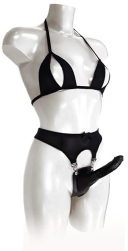 Réel Godemichet Ceinture 670000030216 Godemiché à Ceinture Noir Taille Unique