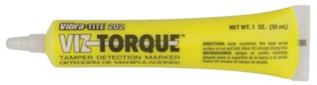 Vibra-Tite® | Viz-Torque® 202 Schraubensicherungslack | Manipulationssiegel | Siegellack | Garantiesiegel – Inhalt: 30 ml | Farbe: Gelb