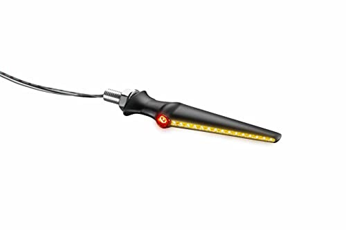 Kellermann Unisex-Adult 51196200 Jetstream DF (EINZELSTÜCK), Other, One Size | Einzelstück mit schwarzem Metallgehäuse, klarem Glas, 12 V, M8x20 mm Gewinde; Maße 26 × 14 × 118 mm, 1 Blinker, 2 benötigt