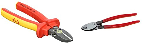 C.K 39071 Redline VDE Combicutter1MAX 180mm & T3963 160 Cable Cutter 160 mm, 6