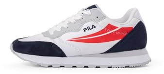 FILA Hypert sneakers för män, Vit fila marinblå fila röd, 42 EU