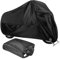 Housse de Moto Couverture, Housse de Protection de Moto, Housse de Moto Imperméable Extérieure, Moto de Bâche Protection Noir, Oxford Résistant aux Poussière Housse Moto, XXL, 245x105x125cm