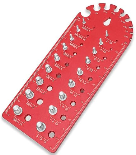 Indicatore di identificazione di bulloni e dadi Strumento per il controllo della filettatura di dadi e bulloni Strumento per dadi a gabbia Strumento per il controllo della