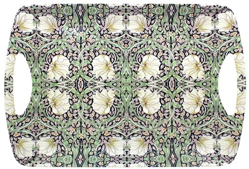 The Leonardo Collection William Morris Pimpernel Grand Plateau pour Servir des Plats | Plateaux de Service pour Accessoires de Cuisine | Joli Plateau de Service pour Servir des Aliments et du thé |