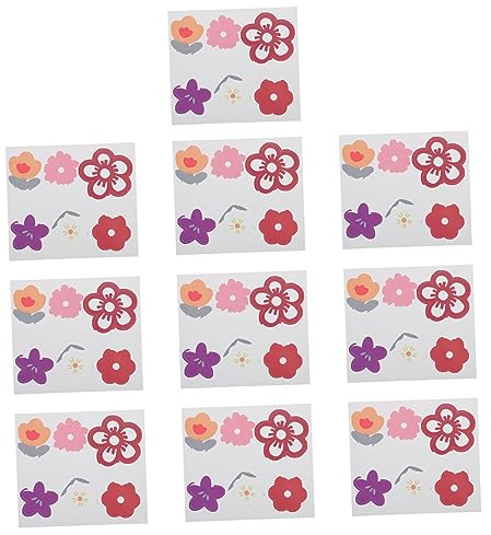 CAXUSD Palillos De Flores Pequeños Adornos para Tartas Decoración para Cumpleaños 60 Piezas