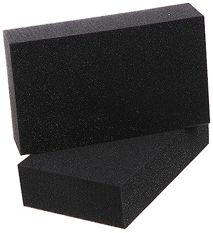 Luxshiny Auto Reinigungsschwamm 2 Stück Langlebiger Kratzfreier Schwamm Mit Hoher Wasseraufnahme Weiches Material Für Autowäsche Und Politur Schwarzes Autozubehör Für Lackierte Oberflächen