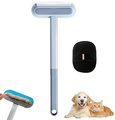 Pets Hair Remover with Gloves, 4-in-1 Multifunctional Washable Reusable Pet Dog Cat Hair Cleaner Brushes for Couch Carpet Furniture Car Seat(1 pcs)