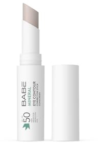 BABE LABORATORIER - Mineral Eye Contour SPF50 | Fotoskyddande för ögonkontur | 100% mineralfilter | Högt solskydd | Känslig hud | Concealer Öron | Lyser och utjämnar