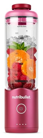 nutribullet Flex portable blender NBPB50200WC, Ruby Red