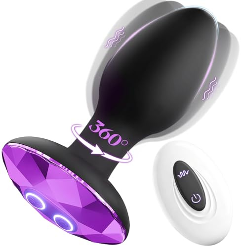 Analplug Vibratoren Prostate Vibration Männer Anal Vibrator Butt Plug | Anal-Massagegerät 10 Vibrationsmodi Prostata Massage Silikon Analplug# für Frauen Anal Toys Butt Plug Sex Spielzeug für Paare