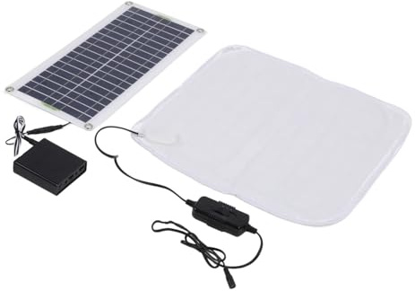 Oxxggkao Portatile Solar Pet Warmer Mat Multifunzionale ABS Design Ricaricabile per Campeggio Veicoli Backpacking Outdoor Solar Pet Riscaldamento Pad