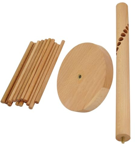Sosoport Support à Nouilles en Bois Naturel, Séchoir à Pâtes Fraîches pour Maison, Étagère de Séchage Rapide et Uniforme, Égouttoir à Spaghetti Multi-usages Cuisine, Ustensile de Séchage