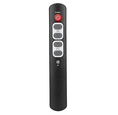 6 Keys Learning Remote Control, Learning Universal Remote Control with Big Buttons for TV STB DVD DVB HiFi VCR