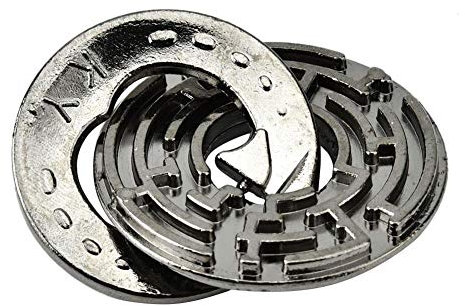 Metall Rätsel Puzzlespiel Spielwaren Labyrinth Verschluss IQ Teaser Spielzeug pädagogisches erwachsenes intelligentes Puzzlespiel Verschluss Schnallen Spielzeug