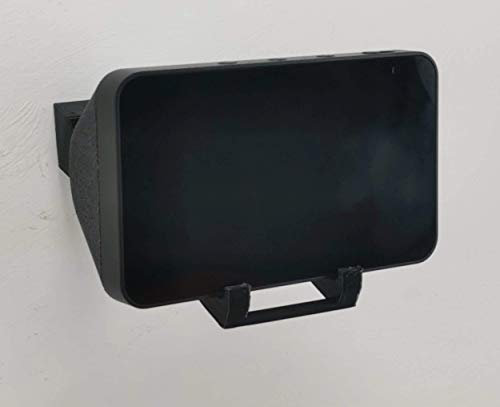 Echo Show 5 Wall Mount Wall Bracket Stand : Black (Upright)