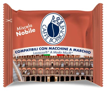 Caffe Borbone Confezione 120 Capsule Miscela Nobile Compatibile A Modo Mio