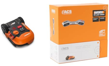 WORX WA0860 Módulo Landroid Sensor de colisión ACS + Landroid Plus WR167E Robot cortacésped para Jardines