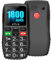 artfone C1Telefono Cellulare per Anziani con Tasti Grandi, GSM Senior Telefoni per Persone Anziane, Funzione SOS, Volume Alto, 1800mAh, Dual SIM, Fotocamera, Torcia Elettrica,Nero