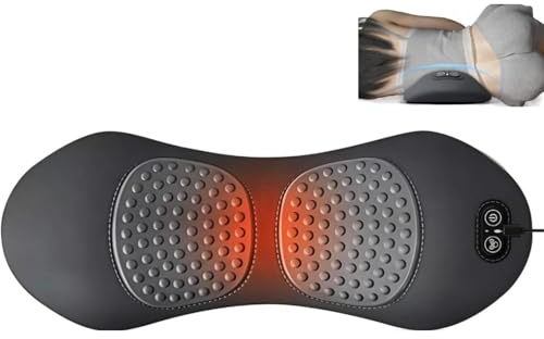 Awlve Dr. Vitalex OrthoFlex Pro 2025 Rückenmassagegerät Testsieger - Elektrisches Massagegerät Rücken mit Wärme/Vibration/Lendenwirbelstütz, Rückenschmerzen und Wirbelsäulenentlastung (Dunkelgrau)