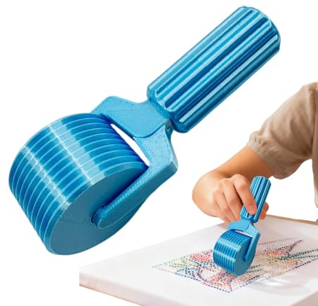 Generico Diamond Art Roller, Rullo Pressante per Strass, 3D Printed Diamond Art Painting Roller, Utensile Rullo per Artigianato e Hobby, Rulli Pressore Manuale, Applicatore di Precisione e Rimovibile