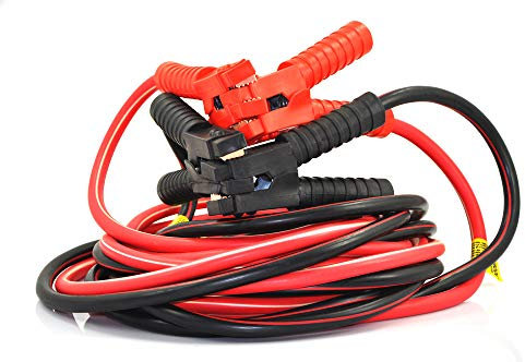 XINCOL A5 Strapazierfähiges Schwerlast-Starthilfekabel - 2500 A - 100%-Kupferdraht-Starthilfekabel für LKWs - wärmeisoliert - mit Tasche - 5 M