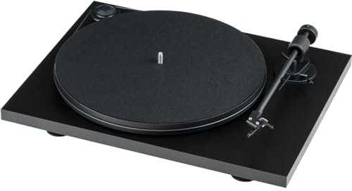 Pro-Ject Primary E, Audiophiler Plug&Play Plattenspieler mit Ortofon Tonabnehmer, Schwarz