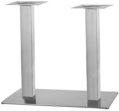 ONPIRA Tischgestell Doppelt Rechteck aus Edelstahl Modell: Q
