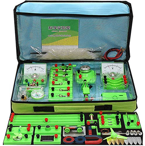 Stem FíSica Circuito EléCtrico Aprendizaje Starter Kit Science Lab Basic Electricidad Magnetismo Experimento EducacióN Kits Conjunto Circuitos EléCtricos Para NiñOs，Manual Operativo En EspañOl