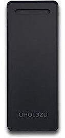 Ultra Slim Wall Holder for Philips Hue Light Dimmer Switch Remote Control V1, UHOLDZU Aluminum Made Invisible Design Remote Control Holder for The Hue Dimmer Switch Wall Plate Replacement. (Black)