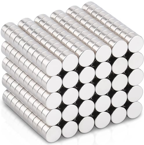 FPMYB 300PCS Petits Aimants Néodyme 4x2 mm Puissants pour Tableau Magnétique, Réfrigérateur, Tableau Blanc, Images, Carte, Calendrier