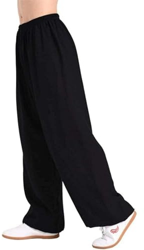 IQOAIJ Tai Chi Pants Men Women Martial Arts Pants Kung Fu Pants Lantern Pants Jogging Pants