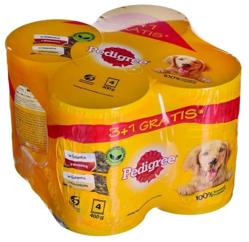 Pedigree Nassfutter Huhn Rindfleisch 4 x 400 g