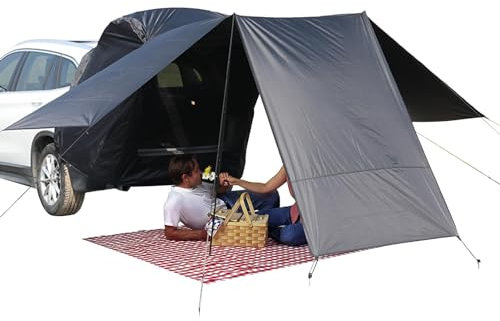 Veeteah SUV-Zelt,SUV-Zelte für Camping,Minivan-Zelt für Kofferraum | SUV-Heckzelt, großes Campingzelt, Strandzelt, UV-blockierendes Zelt, wasserdichtes Zelt für 5–8 Personen für SUVs
