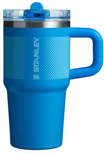 Stanley Quencher ProTour - Vaso a prueba de fugas, 20 onzas, popote y asa integrados, compatible con portavasos para viajes, vaso de acero inoxidable sin BPA