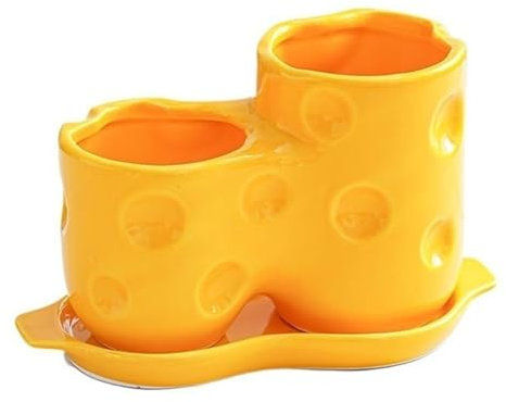 Porta Mestoli da Cucina Organizzatore for utensili in ceramica, portautensili da 2 pezzi for l'arredamento della cucina, portaposate scolapiatti for bacchette, coltelli, forchette, cucchiai Portautens