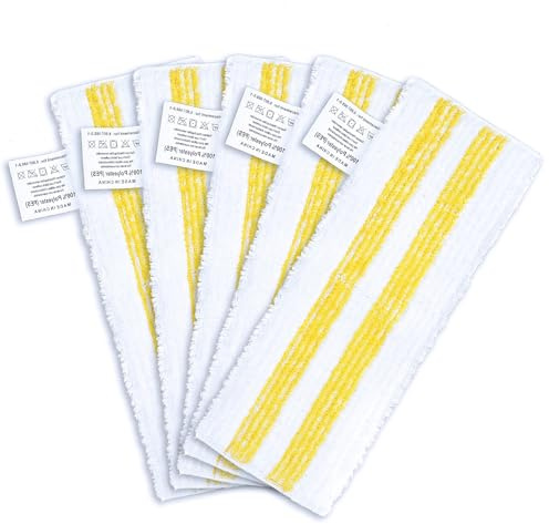 KEEPOW 5-Er Set Mikrofaser-Tuchset Kompatibel für Kärcher Dampfreiniger | Bodendüse Universal Bodentuchset für Kärcher EasyFix SC 2, SC 3, SC 4, SC 5