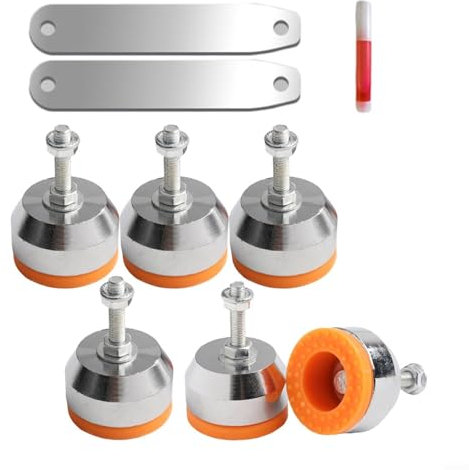 URPIZY Base de la máquina de corte de goma almohadilla antideslizante amortiguadora de golpes fija protectora M6X30mm 6PCS Set