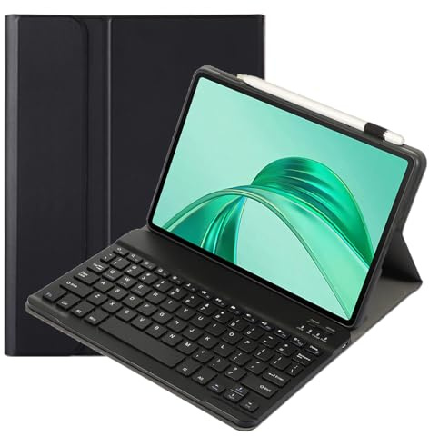 leleyo Keyboard Case for Honor Pad X8a/X8b 11 Keyboard Wireless Bluetooth Magnetic Removable QWERTY for x8a, Black