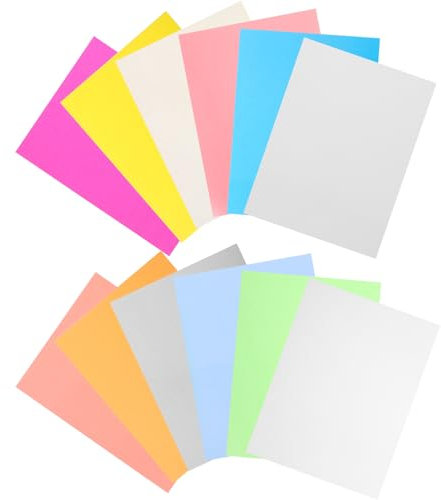 Vaguelly 12stücke Kunststoff-schrumpffolien Für Handgefertigte Bastelarbeiten Schrumpffolien Für Heimwerker Und DIY-projekte Vielseitig Einsetzbar Für Bastelbedarf Und Kreative